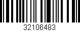 Código de barras (EAN, GTIN, SKU, ISBN): '32106483'
