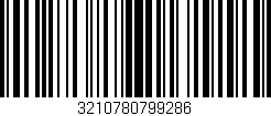 Código de barras (EAN, GTIN, SKU, ISBN): '3210780799286'