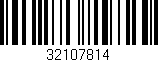 Código de barras (EAN, GTIN, SKU, ISBN): '32107814'