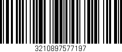 Código de barras (EAN, GTIN, SKU, ISBN): '3210897577197'