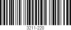 Código de barras (EAN, GTIN, SKU, ISBN): '3211-220'