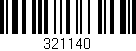 Código de barras (EAN, GTIN, SKU, ISBN): '321140'