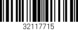 Código de barras (EAN, GTIN, SKU, ISBN): '32117715'