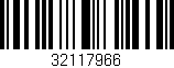 Código de barras (EAN, GTIN, SKU, ISBN): '32117966'