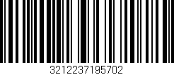 Código de barras (EAN, GTIN, SKU, ISBN): '3212237195702'
