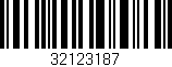 Código de barras (EAN, GTIN, SKU, ISBN): '32123187'