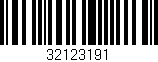 Código de barras (EAN, GTIN, SKU, ISBN): '32123191'