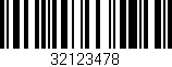 Código de barras (EAN, GTIN, SKU, ISBN): '32123478'