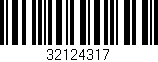 Código de barras (EAN, GTIN, SKU, ISBN): '32124317'