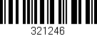 Código de barras (EAN, GTIN, SKU, ISBN): '321246'