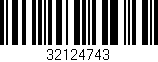 Código de barras (EAN, GTIN, SKU, ISBN): '32124743'