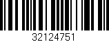Código de barras (EAN, GTIN, SKU, ISBN): '32124751'
