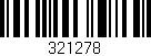 Código de barras (EAN, GTIN, SKU, ISBN): '321278'