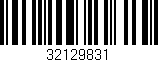 Código de barras (EAN, GTIN, SKU, ISBN): '32129831'