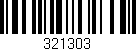 Código de barras (EAN, GTIN, SKU, ISBN): '321303'