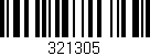 Código de barras (EAN, GTIN, SKU, ISBN): '321305'