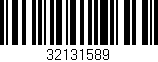 Código de barras (EAN, GTIN, SKU, ISBN): '32131589'