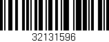 Código de barras (EAN, GTIN, SKU, ISBN): '32131596'