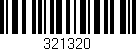 Código de barras (EAN, GTIN, SKU, ISBN): '321320'