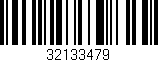Código de barras (EAN, GTIN, SKU, ISBN): '32133479'