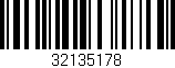 Código de barras (EAN, GTIN, SKU, ISBN): '32135178'