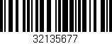 Código de barras (EAN, GTIN, SKU, ISBN): '32135677'