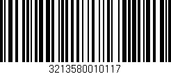 Código de barras (EAN, GTIN, SKU, ISBN): '3213580010117'