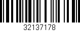 Código de barras (EAN, GTIN, SKU, ISBN): '32137178'