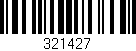 Código de barras (EAN, GTIN, SKU, ISBN): '321427'