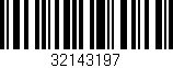 Código de barras (EAN, GTIN, SKU, ISBN): '32143197'