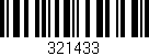 Código de barras (EAN, GTIN, SKU, ISBN): '321433'
