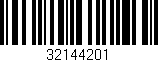 Código de barras (EAN, GTIN, SKU, ISBN): '32144201'