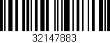 Código de barras (EAN, GTIN, SKU, ISBN): '32147883'