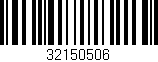 Código de barras (EAN, GTIN, SKU, ISBN): '32150506'