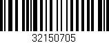 Código de barras (EAN, GTIN, SKU, ISBN): '32150705'