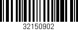 Código de barras (EAN, GTIN, SKU, ISBN): '32150902'