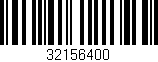 Código de barras (EAN, GTIN, SKU, ISBN): '32156400'