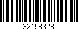 Código de barras (EAN, GTIN, SKU, ISBN): '32158328'