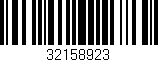 Código de barras (EAN, GTIN, SKU, ISBN): '32158923'