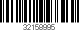 Código de barras (EAN, GTIN, SKU, ISBN): '32158995'
