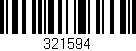 Código de barras (EAN, GTIN, SKU, ISBN): '321594'