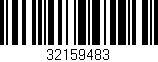 Código de barras (EAN, GTIN, SKU, ISBN): '32159483'