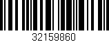 Código de barras (EAN, GTIN, SKU, ISBN): '32159860'
