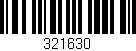 Código de barras (EAN, GTIN, SKU, ISBN): '321630'