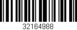 Código de barras (EAN, GTIN, SKU, ISBN): '32164988'