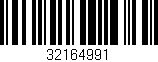 Código de barras (EAN, GTIN, SKU, ISBN): '32164991'