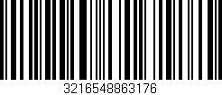 Código de barras (EAN, GTIN, SKU, ISBN): '3216548863176'