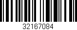 Código de barras (EAN, GTIN, SKU, ISBN): '32167084'