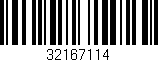 Código de barras (EAN, GTIN, SKU, ISBN): '32167114'