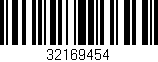 Código de barras (EAN, GTIN, SKU, ISBN): '32169454'